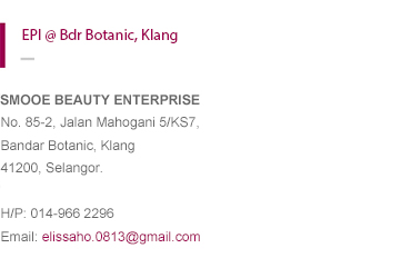 (Selangor) EPI @ Bdr Botanic, Klang
